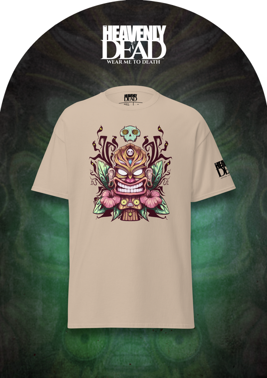 ‘TIKI MASK’ SHORT SLEEVE T-SHIRT