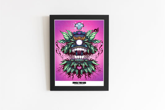 ‘RAINFOREST TIKI GOD’ FINE ART PRINT