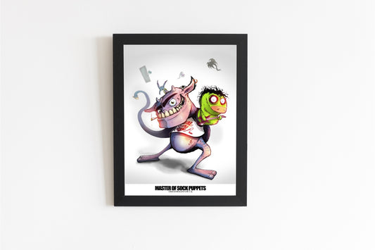 ‘MASTER FOF (SOCK) PUPPETS’ FINE ART PRINT