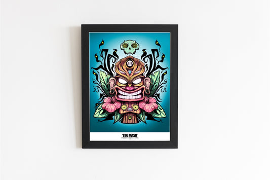 ‘TIKI MASK’ FINE ART PRINT