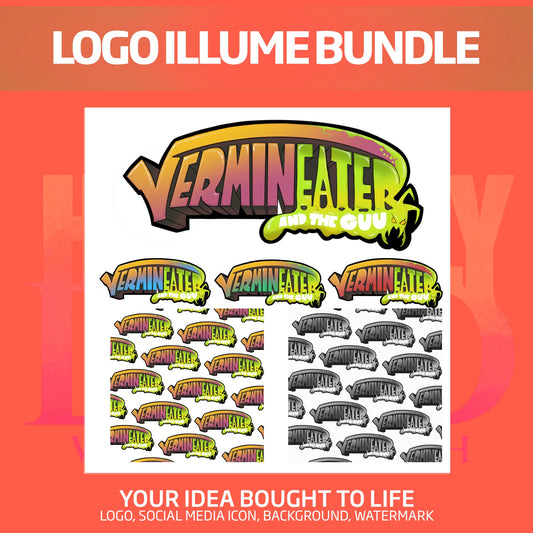 LOGO ILLUME BUNDLE - DETAILED ILLUSTRATION LOGO PACK